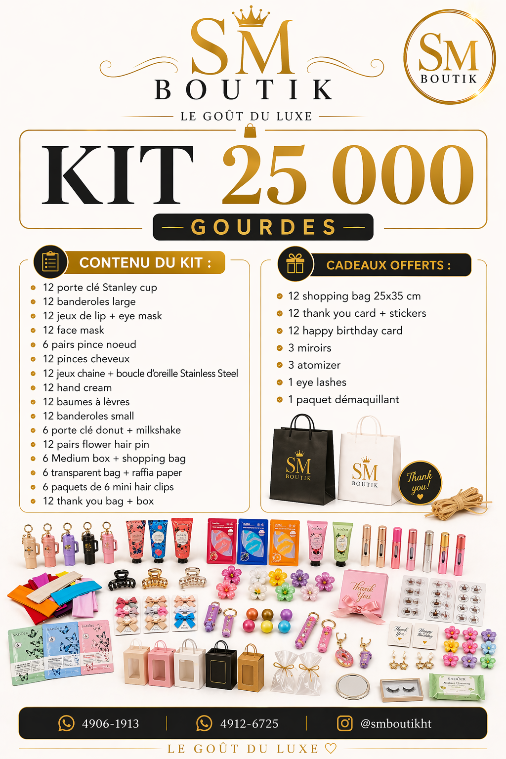 Kit 25000 gourdes